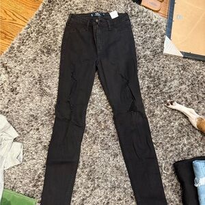 Hollister Women's Black Skinny Jeans
